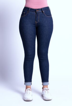 Jeans Skinny Stretch con Cinco Bolsillos