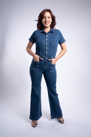 Enterizo de Dama Manga Corta