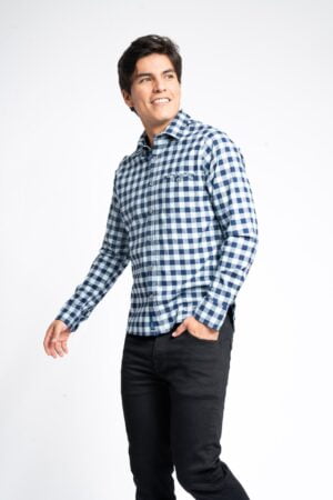 Camisas M Larga Cuadros