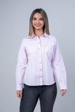 Camisa Manga Larga a Rayas