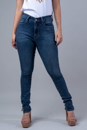Jeans Skinny Stretch con Detalles en El Bolsillo