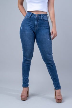Jeans Skinny Stretch Cinco Bolsillos
