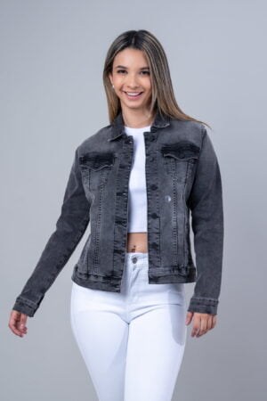 Chaqueta Jean Clasica Stretch