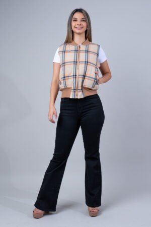 Chaleco Acolchado a Cuadros