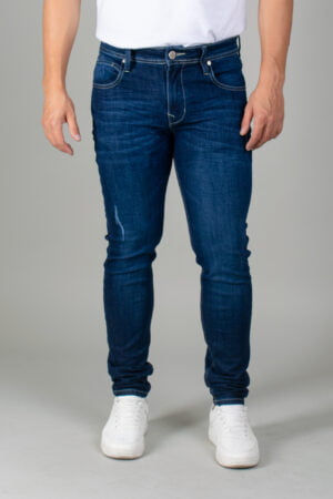 Jeans Super Skinny En Tela Stretch