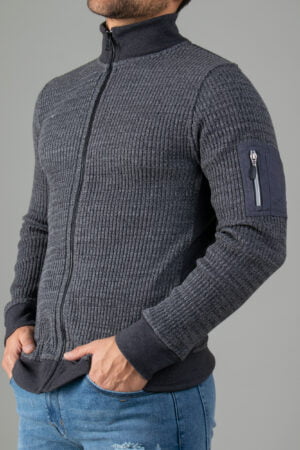 Sueter con Cuello, Fajones y Puños de Rib