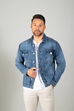 Chaqueta Jean Moda en Tela Rígida