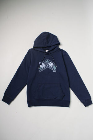 Hoodie Estampada En Tela Flecce