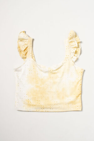 Top De Moda En Tela De Ojalillos