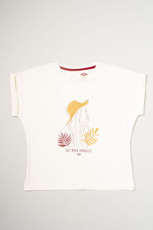 Camiseta De Moda Con Estampado