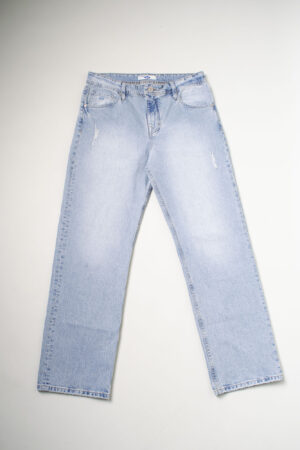 Jean Estilo Noventas En Tela Rigida