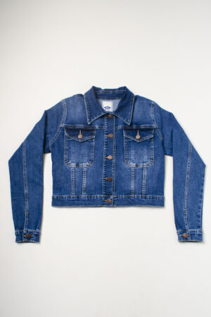 Chaqueta Jean Crop