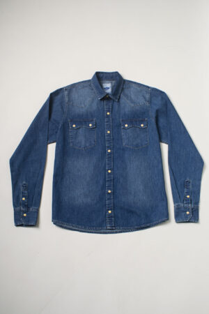 Camisa Jean  Manga Larga