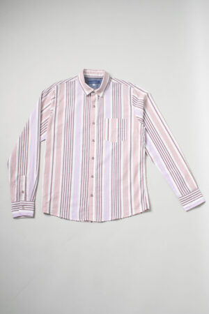 Camisa A Rayas Manga Larga